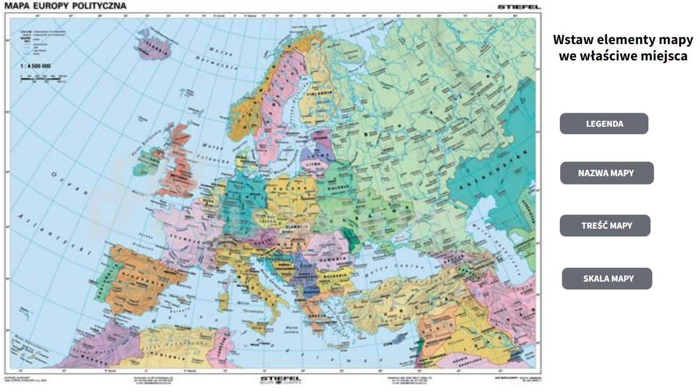 Mapa Europy